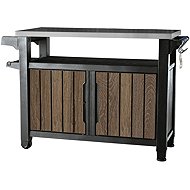 Keter Unity XL Barbecue table 207 l, walnut - Garden Table