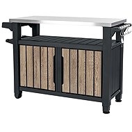 Keter Unity XL Barbecue table 207 l, ashwood - Garden Table