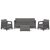 Keter SCANDI LINEA 3 SEATERS SET Mountain Grey/Grafit - Garden Furniture