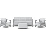 Keter SCANDI LINEA 3 SEATERS SET Ash grey/Storm Grey - Garden Furniture