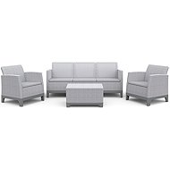 Keter SCANDI FORMA 3 SEATERS SET Ash grey/Storm Grey - Garden Furniture