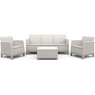 Keter SCANDI FORMA 3 SEATERS SET Pebble Grey/Soft beige - Garden Furniture