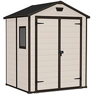 KETER Garden house MANOR 6 × 5 DD beige, with floor - Garden Shed