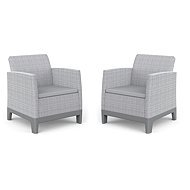 Keter SCANDI FORMA DUO SET - ash grey / storm grey - Garden Armchair