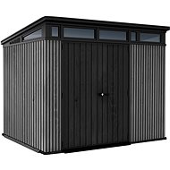 KETER Garden house PENT 9 × 7 m, grey - Garden Shed