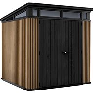 KETER Garden house PENT 7 × 7, brown - Garden Shed