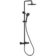 KFA LUNA thermostatic shower set, black (5716-920-81) - Shower Set