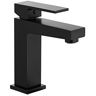 KFA LOGON pedestal basin mixer, click/clack, black (5132-815-81) - Tap