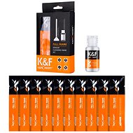 K&F Concept Fullframe Sensor Cleaning Set (10 törlőkendő + 20 ml tisztítóoldat) - Szett