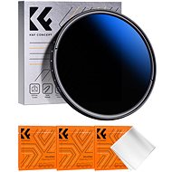 K&F Concept Nano-X Slim Variable filter ND2-400 - 55 mm + 2 pcs of cloth - ND Filter
