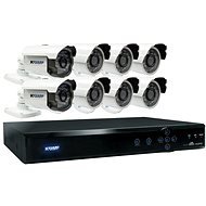 KGUARD Hybrid Camera System 16-Channel DVR Recorder + 8x Outdoor Colour Camera - Camera System
