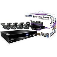 KGUARD Hybrid Camera System 4-Channel DVR Recorder + 4x Outdoor Colour Camera - Camera System