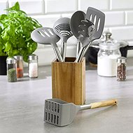 Kinghoff Kh-1325 kitchen utensil set with 6 acacia elements - Kitchen Utensil Set