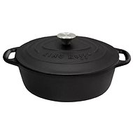 Cast iron roasting pan 33 cm 6,2 l Kinghoff Kh-1531 - Roasting Pan
