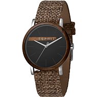 ESPRIT Plywood Black Gray Canvas 3290 - Women's Watch