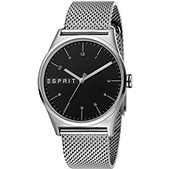 ESPRIT Essential Black Silver Mesh 2690 - Men's Watch