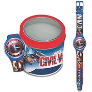 MARVEL Capitain America - Tin Box 500655 - Children's Watch