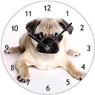 POSTERSHOP VM14SV095 Pug, 30cm - Wall Clock