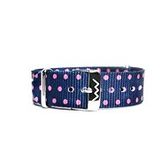 VUCH Nylon Strap, Silver/Violet P137 - Watch Strap