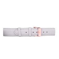 VUCH Leather Strap, Grey/Rose Gold P1673 - Watch Strap