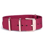 VUCH Nylon Strap, Violet/Rose Gold P1675 - Watch Strap