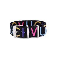 VUCH Silver Colours Nylon Strap P1920 - Watch Strap