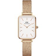 DANIEL WELLINGTON Quadro Pressed Mesh Rose gold/White - Watch