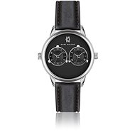MARC MALONE Johnny Black Leather CBA-2100S - Men's Watch