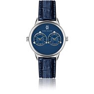 MARC MALONE Philip Croco Blue Leather CBB-B038S - Men's Watch