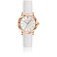 MARC MALONE Charlotte White Leather CAC-B018R - Women's Watch