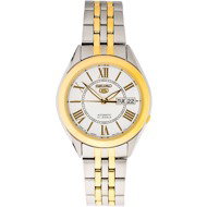 SEIKO 5 Two Tone Stainless Steel Silver bicolour Automatic SNKL36J1 - Watch