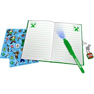 Minecraft: Boom - Set notepad, stickers and glow pen - Journal