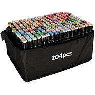 KIK KX5123 double-sided - pack of 204 pcs - Felt Tip Pens