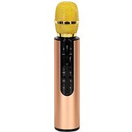 KIK KX3382 Karaoke bluetooth microphone, 2000 mAh gold - Children’s Microphone