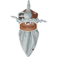 KIKKO XKKO BMB Bamboo Flycatcher - Mint Chevron - Baby Sleeping Toy