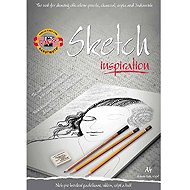 KOH-I-NOOR Sketch Inspiration with pre-printed motifs A4, 20 sheets - Sketchbook