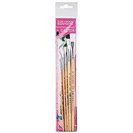 KOH-I-NOOR ploché syntetické, velikost 2, 4, 6, 10 a 14 - sada 5 ks - Brush