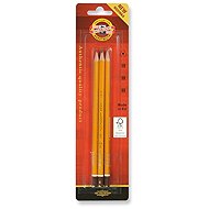 KOH-I-NOOR 1580 trojhranné grafitové H - sada 3 ks - Pencil