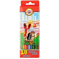 KOH-I-NOOR 3653 Schulbuntstifte "Der kleine Maulwurf" 18 Farben - Buntstifte