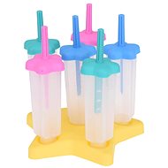 KINGHOFF Star ice cream moulds 6 pcs in stand - Mould
