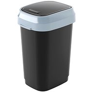 KIS Waste Bin Dual Swing Bin S - Black 10l - Rubbish Bin