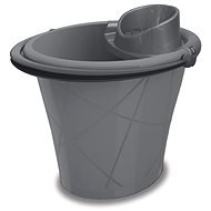 KIS Bucket with squeezer - grey 15l - Mop