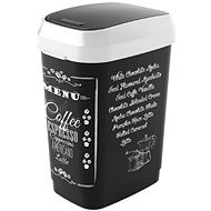 KIS Koš na odpad Dual Swing Bin Style M, Coffee menu, 25 l - Odpadkový kôš