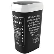KIS Dual Swing Bin Coffee Menu Style L 50l - Rubbish Bin