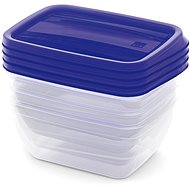 KIS Set Food Box VEDO 4x0,75L modrý - Úložný box