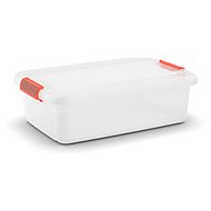 KIS K Latch Box M 28 l průhledná/oranžová - Úložný box