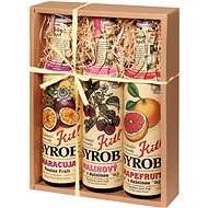 Kitl Syrob Hits Maracuja, Raspberry and Grapefruit 3 × 500 ml - Gift Set