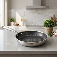 KITCHISIMO Frying pan 28 cm induction bottom stainless steel/aluminum - Pan