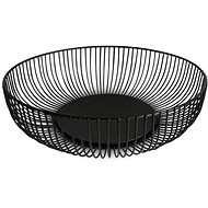 KITCHISIMO Obstschale schwarz 28 cm, Draht - Schale
