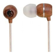 Skullcandy Hölua Wood Earbud Silver Accents - Headphones